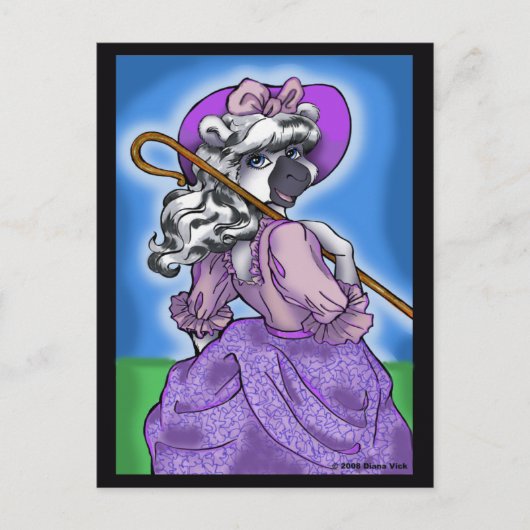 Bo Peep Briefkaart (Voorkant)