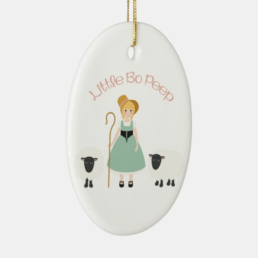 Bo Peep Keramisch Ornament (Rechts)