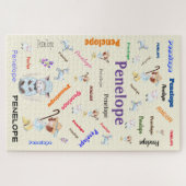 BO PEEP KINDERKAMER RIJM Woordnaam Collage Legpuzzel (Horizontaal)