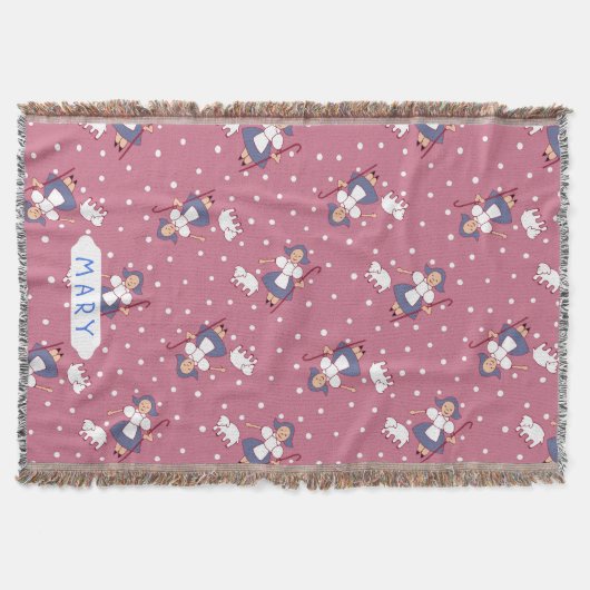 Bo Peep/Mary had een kleine lampdeken Deken (Voorkant)