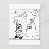 Bo Peep Posts Lost Sheep Sign Briefkaart (Voorkant)