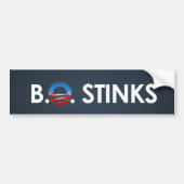 BO Stinks - Obama Sticker (Voorkant)