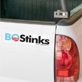 BO Stinkt Grafisch Bumpersticker (Op Truck)