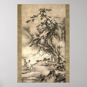 Bo Ya speelt de Qin af als Zhong Ziqi Listens Poster