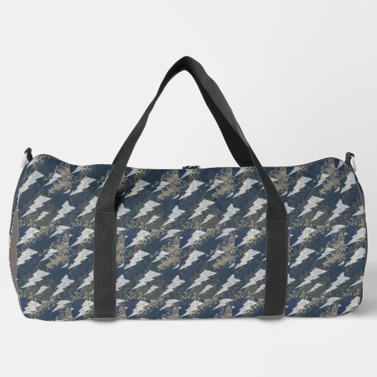 Boa Afbeelding Lightning Pattern Duffle Bag Plunjezak (Voorkant)
