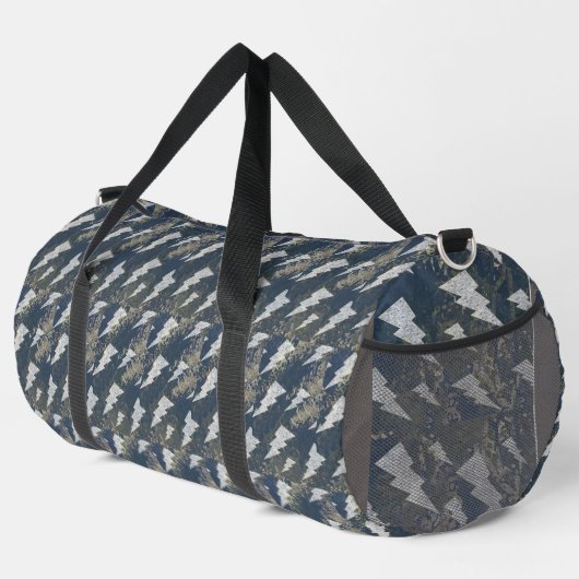 Boa Afbeelding Lightning Pattern Duffle Bag Plunjezak (Rechterhoek)
