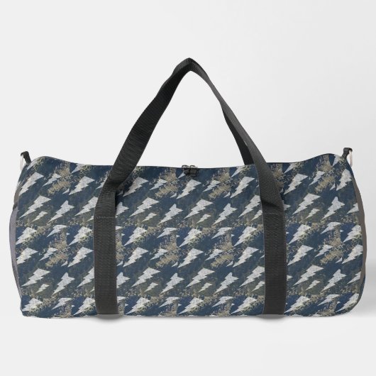 Boa Afbeelding Lightning Pattern Duffle Bag Plunjezak (Achterkant)