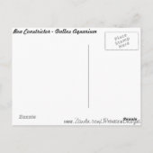 Boa Constrictor # 1 Briefkaart (Achterkant)