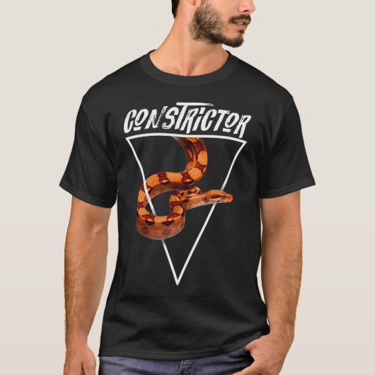 BOA Constrictor Geometrisch T-shirt (Voorkant)