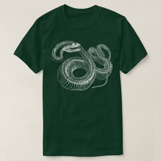 Boa constrictor skelet t-shirt (Design voorkant)