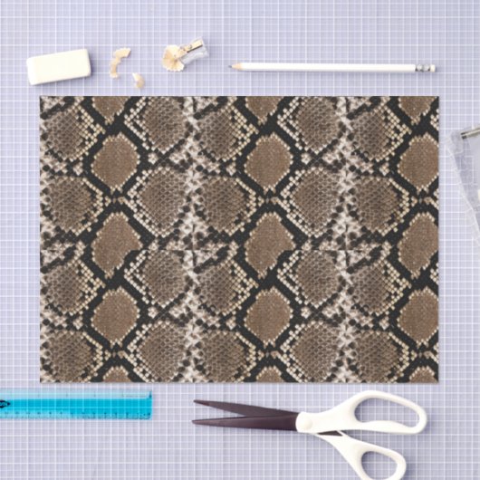Boa Constrictor Snakeskin-weefselpapier Tissuepapier (Craft)