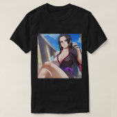 Boa Hancock One Piece Sticker T-shirt (Design voorkant)