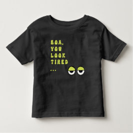 Boa, je ziet er moe uit (groen) kinder shirts