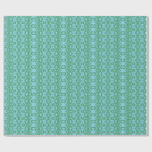Boa Ripple in Green and Aqua Cadeaupapier (Vlak)