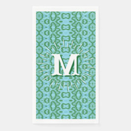 Boa Ripple in Green + Aqua Persoonlijk Servet