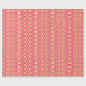 Boa Ripple in Roze en Oranje Cadeaupapier (Vlak)