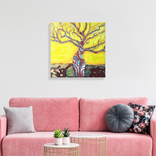 Boab Bright Canvas Afdruk (Insitu (Woonkamer))