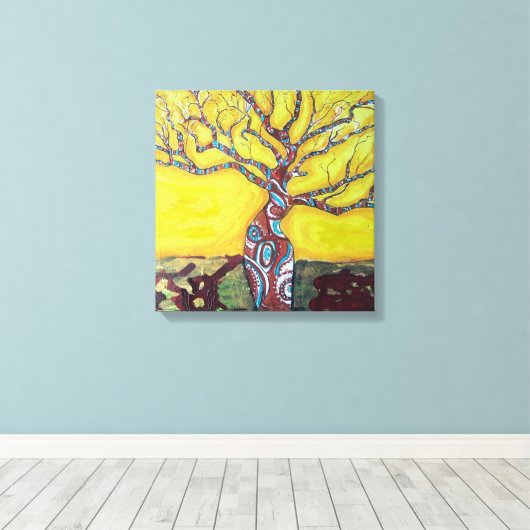 Boab Bright Canvas Afdruk (Insitu (Houten vloer))