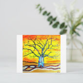 Boab Gold Briefkaart (Staand voorkant)