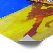 Boabbomen bij nacht poster (Hoek)