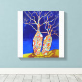 Boabbomen Canvas Afdruk (Insitu (Houten vloer))