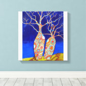 Boabbomen Canvas Afdruk (Insitu (Houten vloer))