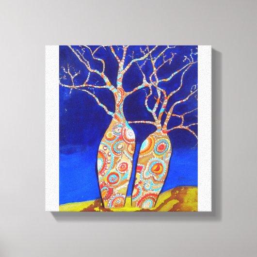 Boabbomen Canvas Afdruk (Voorkant)