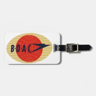BOAC-Logo Bagagelabel