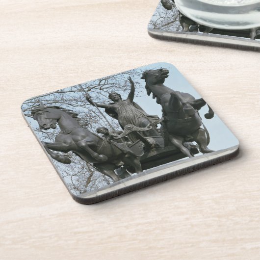 Boadicea, 1850 s (bronzen) (zie ook 33580) drankjes onderzetter (Linkerzijde)