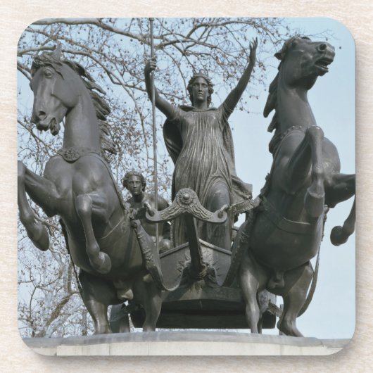 Boadicea, 1850 s (bronzen) (zie ook 33580) drankjes onderzetter (Voorkant)