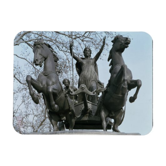 Boadicea, 1850 s (bronzen) (zie ook 33580) magneet (Horizontaal)