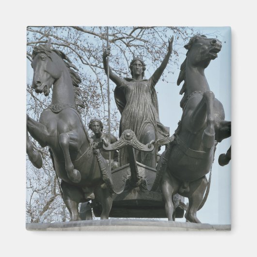 Boadicea, 1850 s (bronzen) (zie ook 33580) magneet (Voorkant)