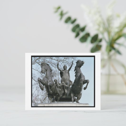Boadicea, 1850s (brons) (zie ook 33580) briefkaart (Staand voorkant)