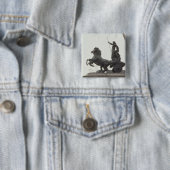 Boadicea, 1902 vierkante button 5,1 cm (In situ)