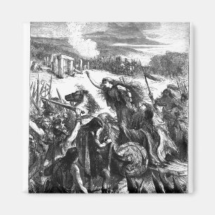 Boadicea Aanmoediging van de Iceni tegen de Romein Magneet