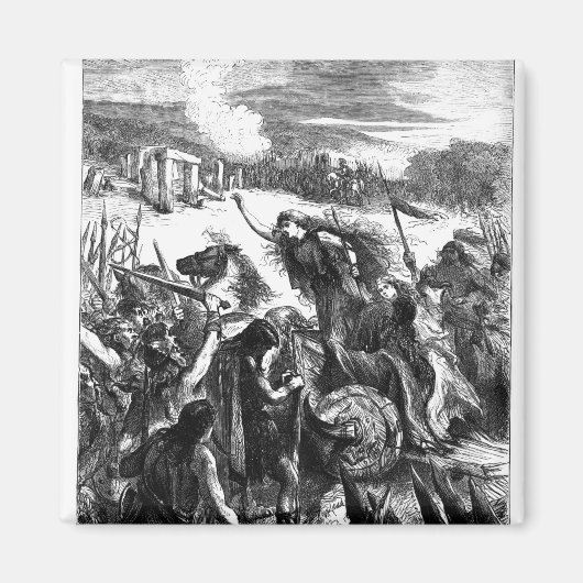 Boadicea Aanmoediging van de Iceni tegen de Romein Magneet (Voorkant)