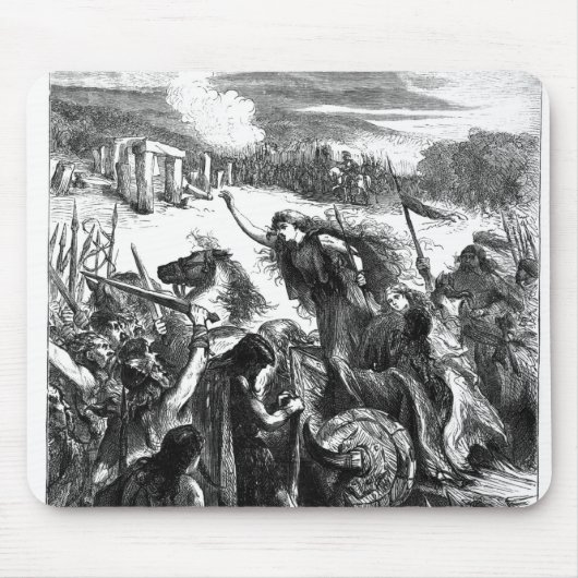 Boadicea Aanmoediging van de Iceni tegen de Romein Muismat (Voorkant)