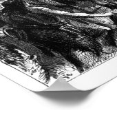 Boadicea Aanmoediging van de Iceni tegen de Romein Poster (Hoek)