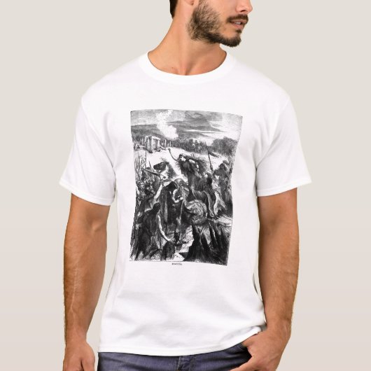 Boadicea Aanmoediging van de Iceni tegen de Romein T-shirt (Voorkant)