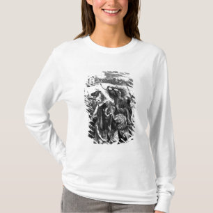 Boadicea Aanmoediging van de Iceni tegen de Romein T-shirt