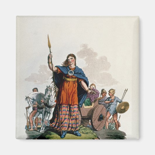 Boadicea, koningin van de Iceni Magneet (Voorkant)