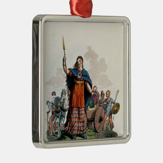 Boadicea, koningin van de Iceni Metalen Ornament (Rechts)