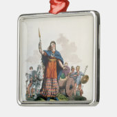 Boadicea, koningin van de Iceni Metalen Ornament (Links)