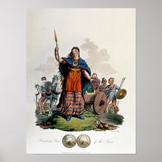 Boadicea, koningin van de Iceni Poster (Voorkant)