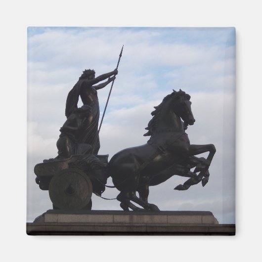Boadicea Standbeeld Magneet (Voorkant)
