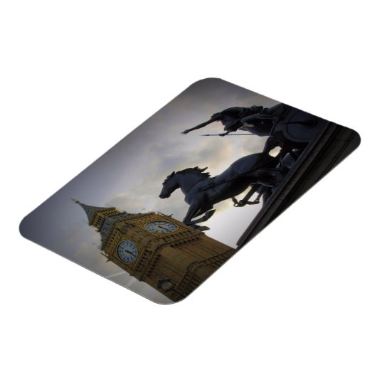 Boadicea Statue - Big Ben - Londen - Magnet Magneet (Linkerzijde)