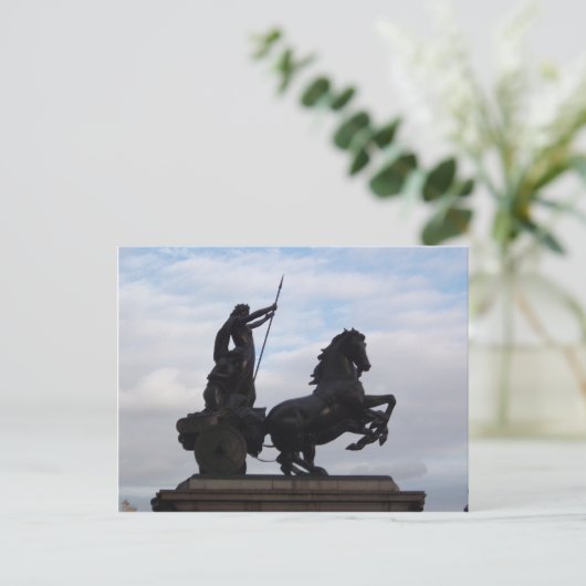 Boadicea Statue Briefkaart (Staand voorkant)