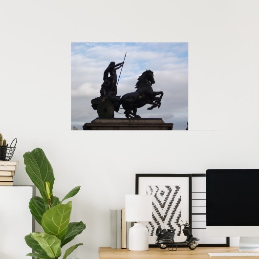 Boadicea Statue Poster (Thuiskantoor)