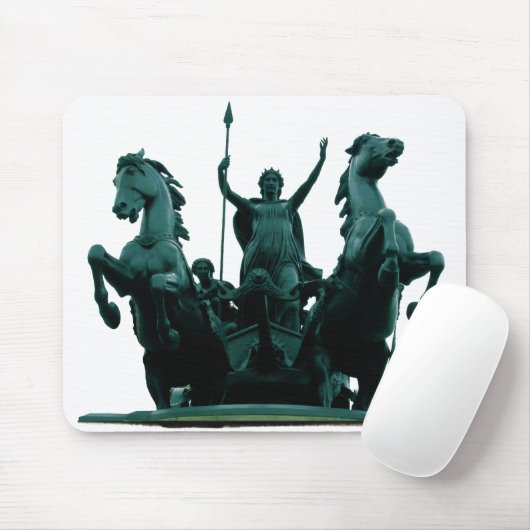 Boadicea Statue-Westminster Bridge-Londen Mousepad Muismat (Met muis)