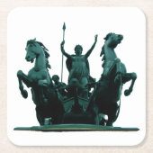 Boadicea Statue-Westminster Bridge-Londen-Onderzet Kartonnen Onderzetters (Voorkant)